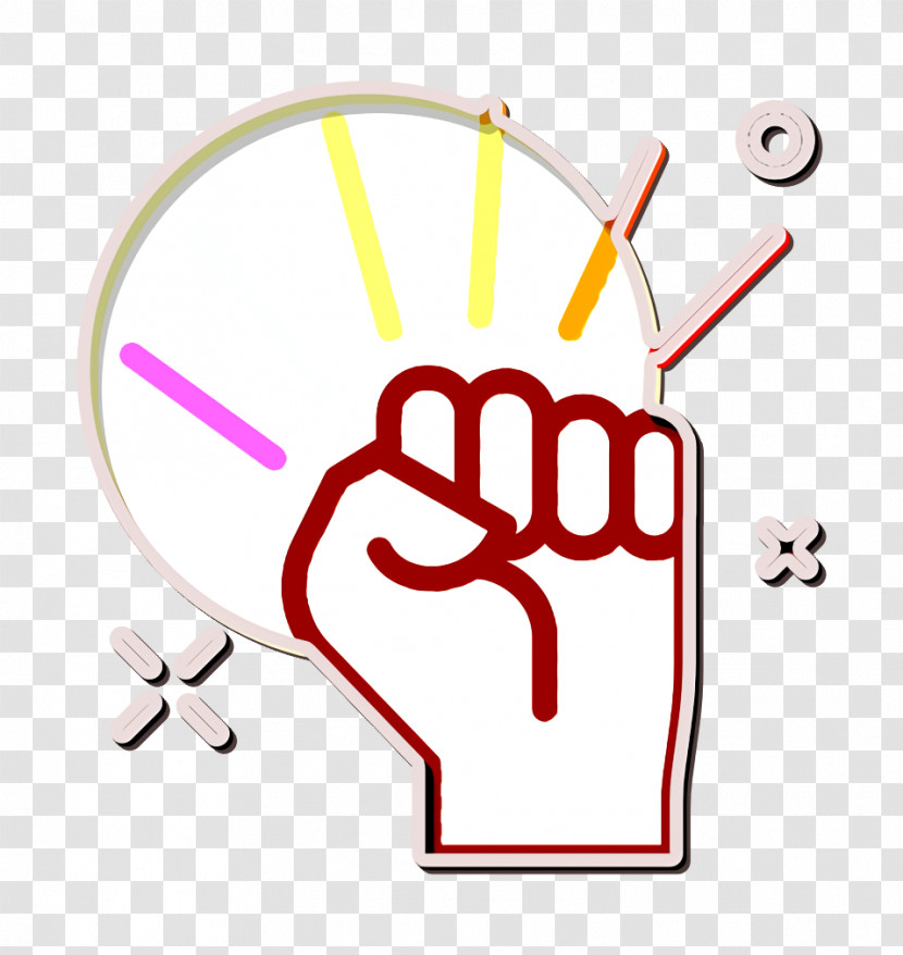 Empowerment Icon Fist Icon Protest Icon Transparent PNG