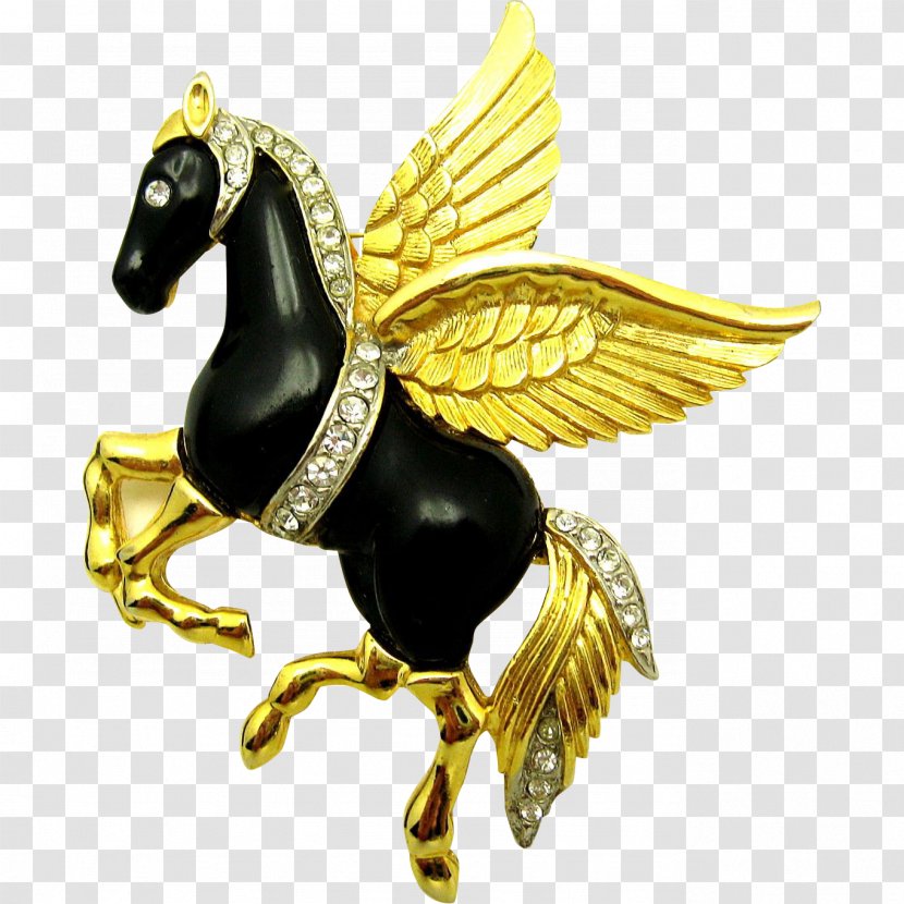 Flying Horses Brooch Jewellery Pegasus Transparent PNG