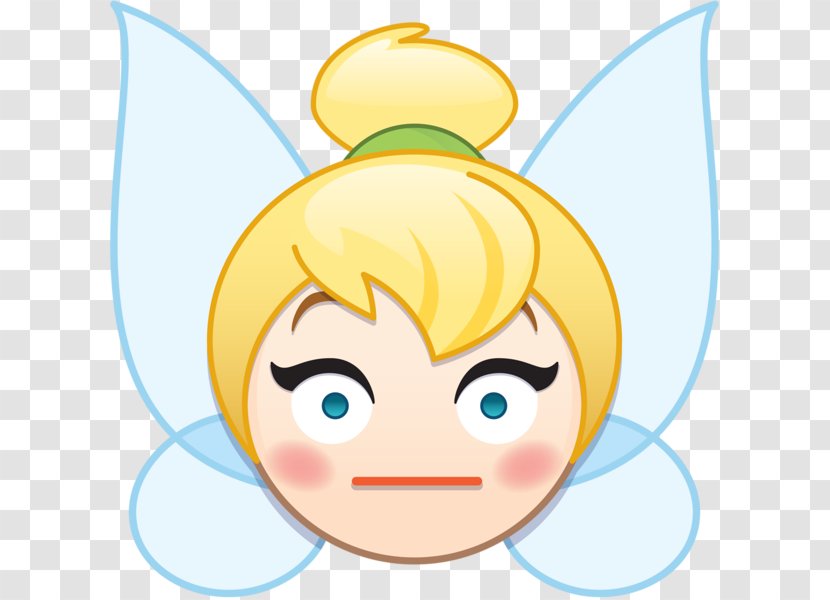 Tinker Bell Disney Emoji Blitz Cinderella Peter Pan Belle - Happiness Transparent PNG