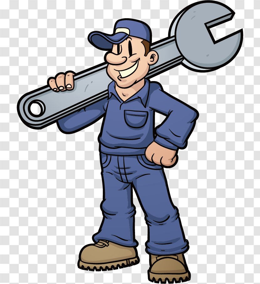 Maintenance Free Content Car Clip Art - Website - Carrying Repairman Repair Tools Transparent PNG