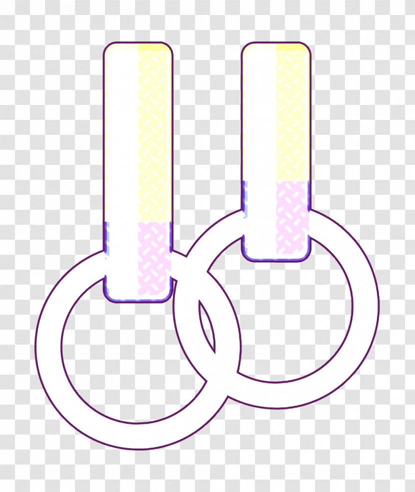 Gym Icon Fitness Icon Rings Icon Transparent PNG