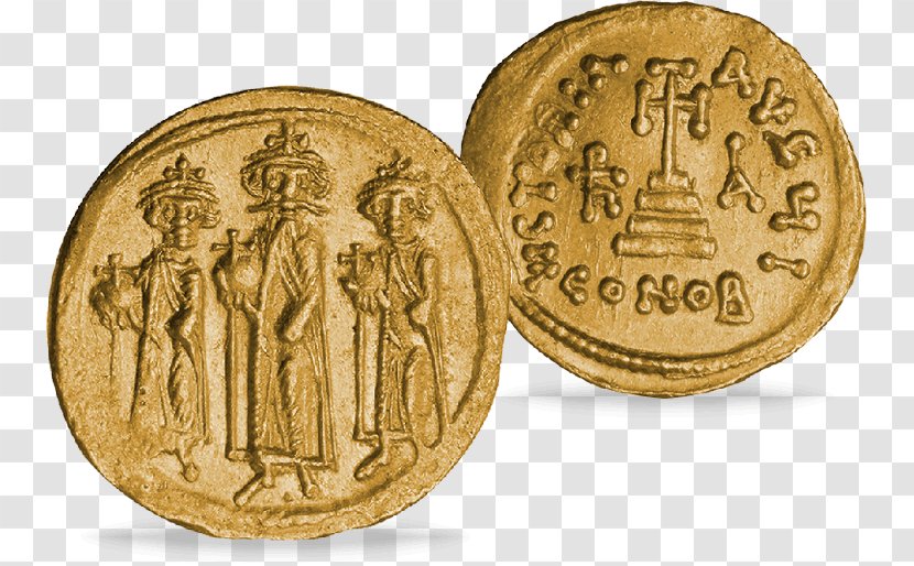 Gold Coin Solidus Byzantine Empire Transparent PNG