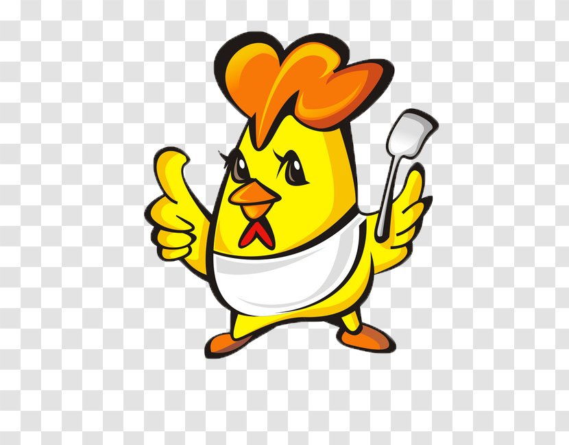 Chicken Cartoon Cook - Material Transparent PNG