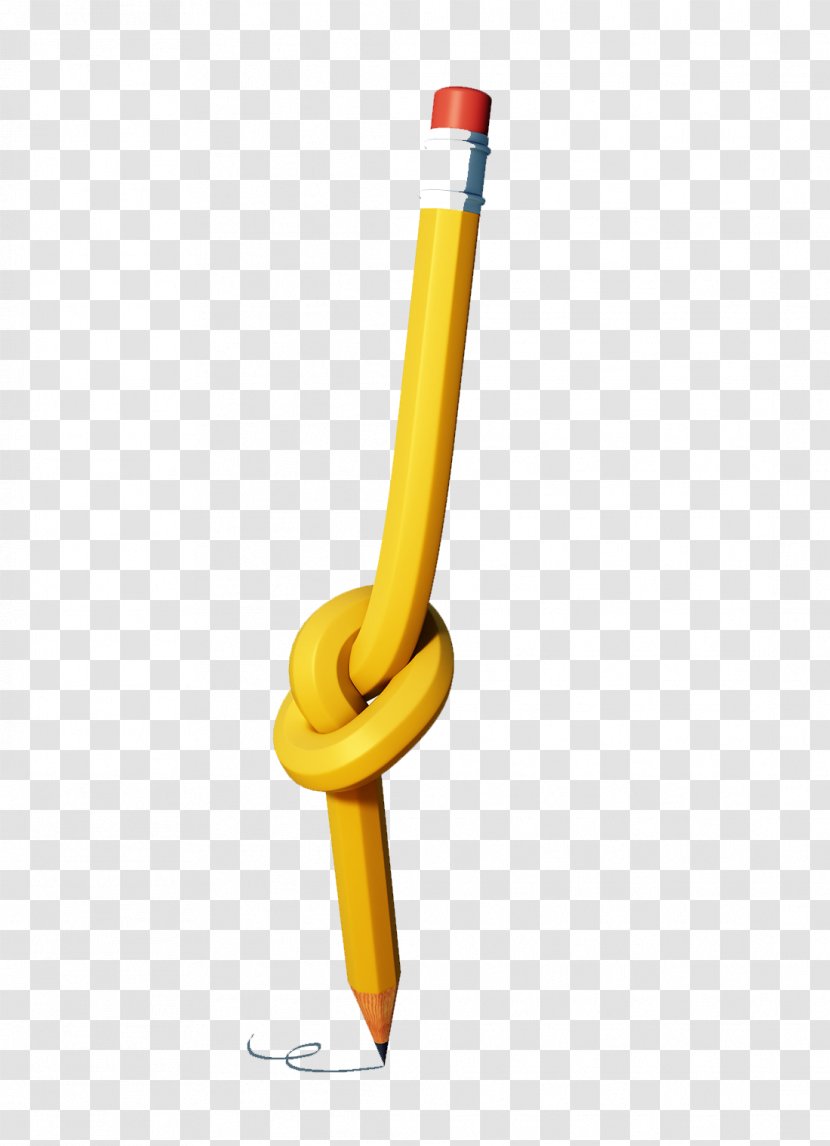 Pencil Creativity Icon - Yellow - Twisted Transparent PNG