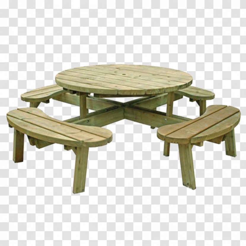 Picnic Table Bench Garden Furniture Seat - Pergola Transparent PNG