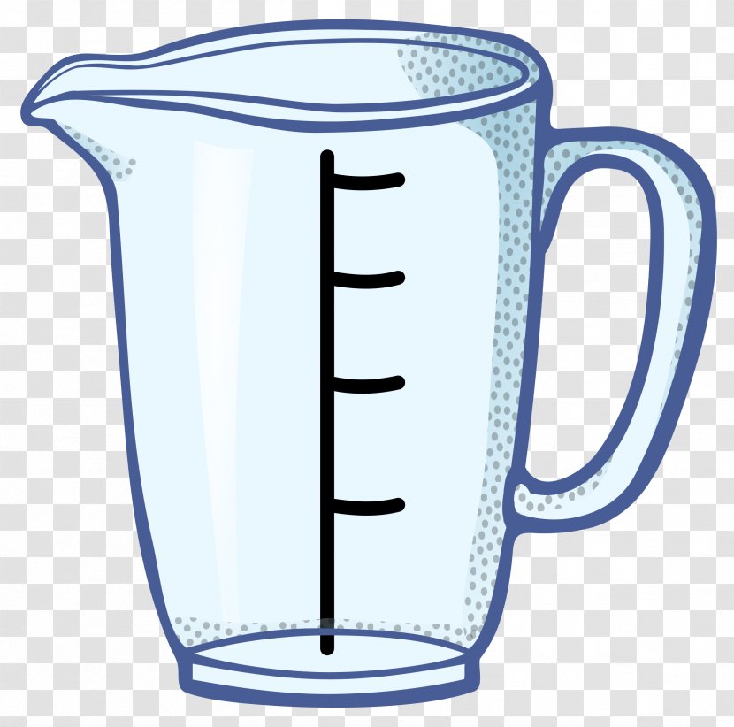 Measuring Cup Liter Clip Art - Pixabay - Milliliter Cliparts Transparent PNG