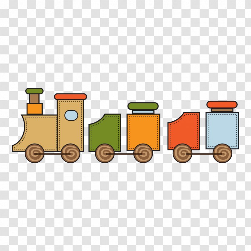Toy Train Baby Shower Stock Photography Clip Art - Cartoon Car Transparent PNG