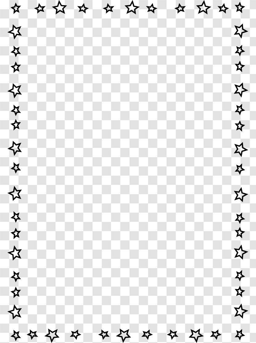 Star Clip Art - Document - White Squiggle Cliparts Transparent PNG