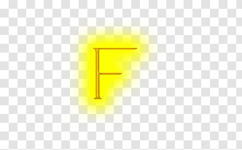 Line Angle Lighting Font - Yellow - Letter Neon Transparent PNG