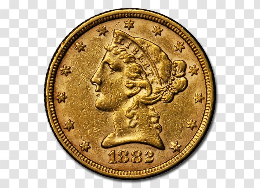 Gold Coin Dollar - Mint Transparent PNG