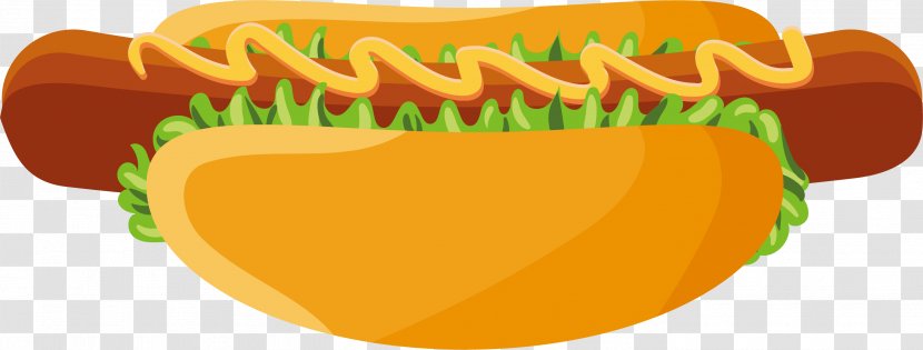 Hot Dog Sausage Fast Food - Diet - Western-style Fast-food Vector Transparent PNG