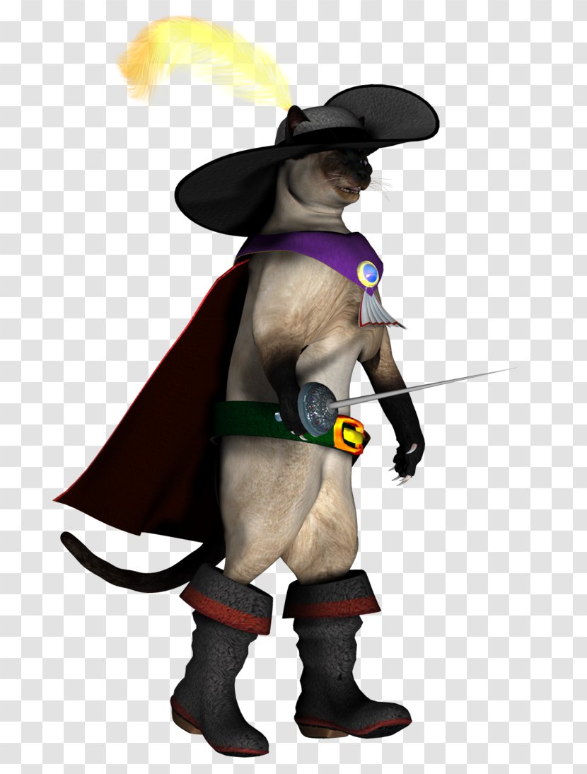 Costume Character Fiction - Figurine - Cat In Boots Transparent PNG