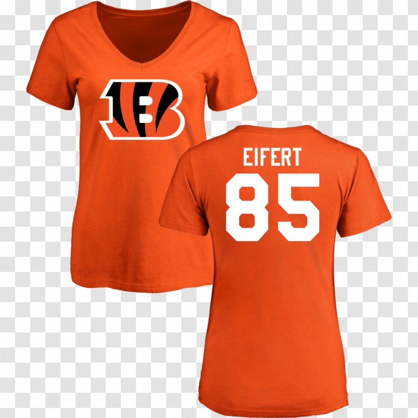 Cincinnati Bengals T-shirt NFL Sports Fan Jersey - T Shirt Transparent PNG