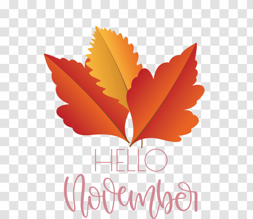 Hello November November Transparent PNG