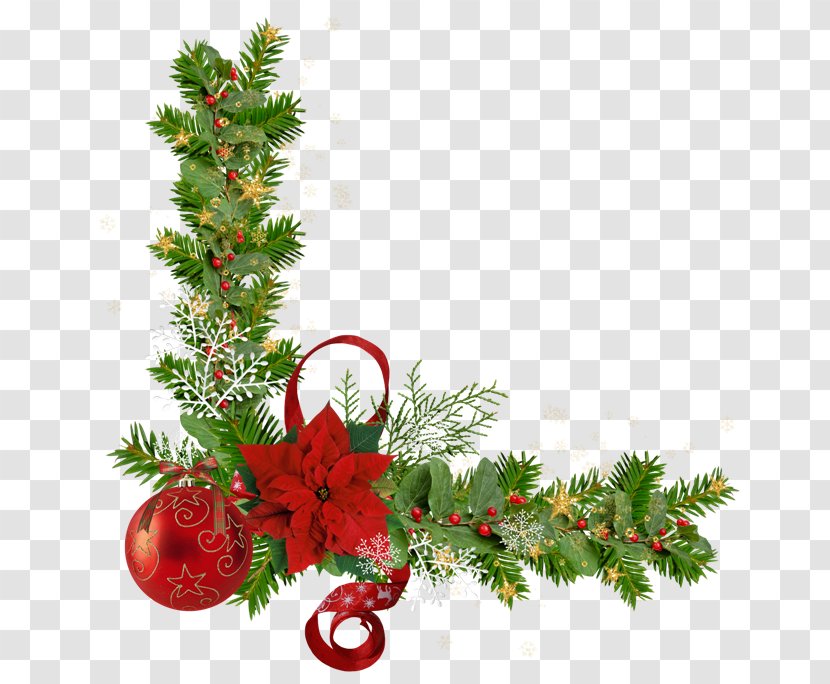 Christmas Decoration Flower Ornament - Stockings Transparent PNG