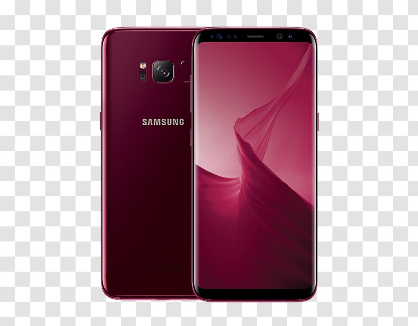 Samsung Galaxy Note 8 5 Smartphone S8 - Magenta - Intelligent Mobile Phone Transparent PNG