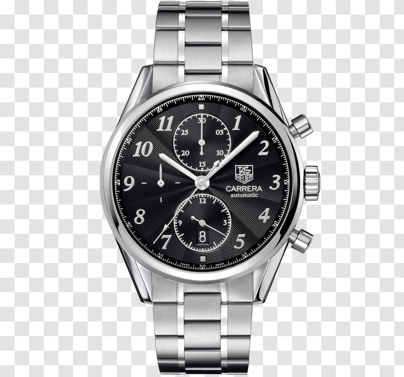TAG Heuer Carrera Calibre 16 Day-Date Baselworld Chronograph Watch - Strap Transparent PNG