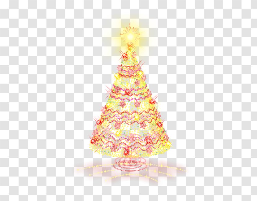 Christmas Tree Ornament New Year - Decoration - Golden Transparent PNG