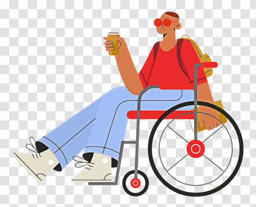 Sitting On Wheelchair Wheelchair Sitting Transparent PNG