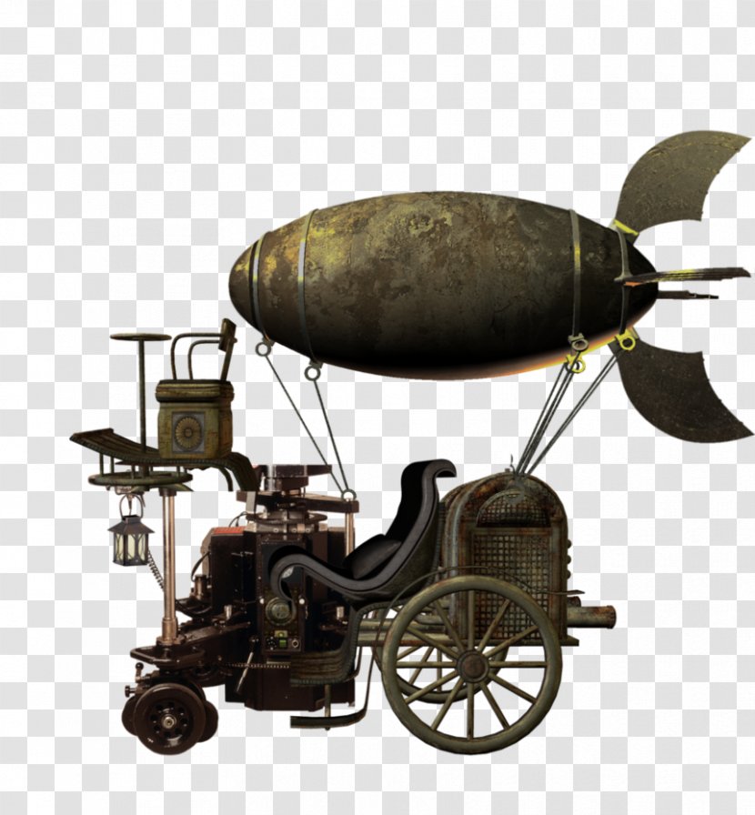 Airplane Helicopter Machine Art - Tom Drum - Steampunk Transparent PNG