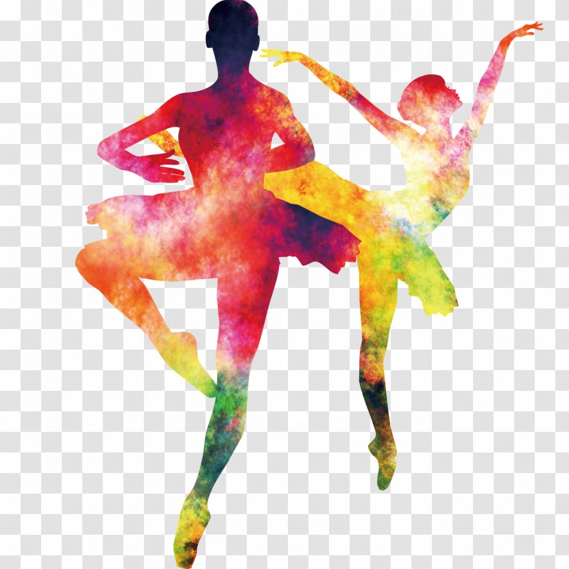 Modern Dance - Colorful Cards Transparent PNG