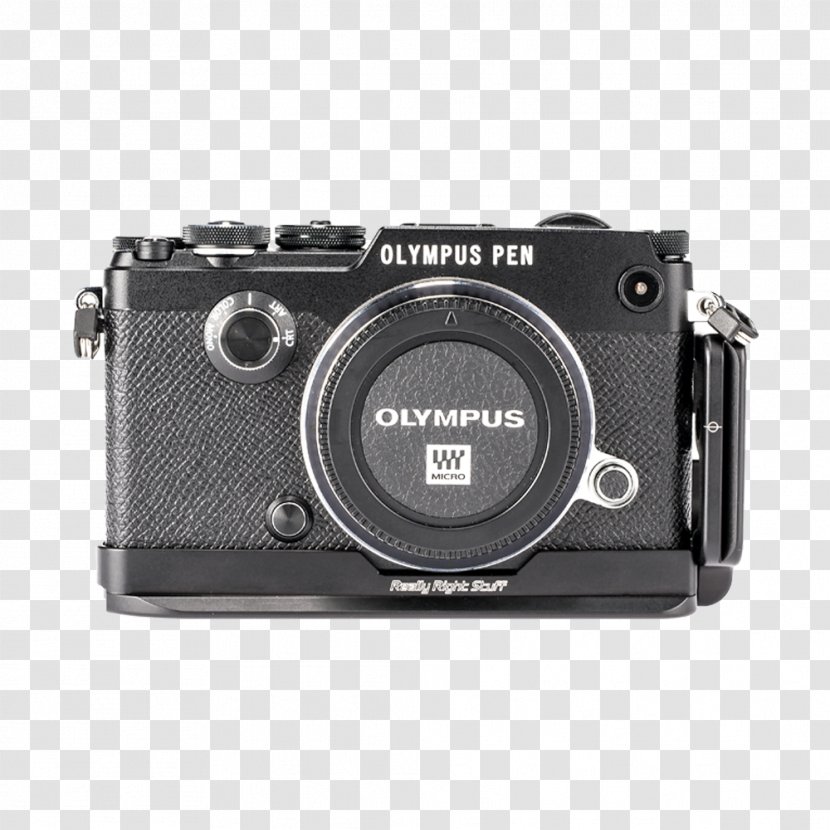 Mirrorless Interchangeable-lens Camera Lens Photographic Film Cover Really Right Stuff BOPF L-SET L-Plate For Olympus PEN-F - Interchangeablelens Transparent PNG