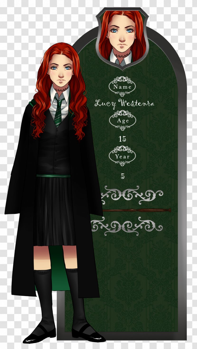 Lucy Westenra Female Art Ravenclaw House Slytherin - Hogwarts - Harry Potter Transparent PNG