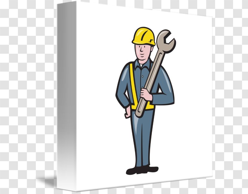 Construction Worker Laborer Architectural Engineering Stock Photography - Cartoon - Spanner Transparent PNG