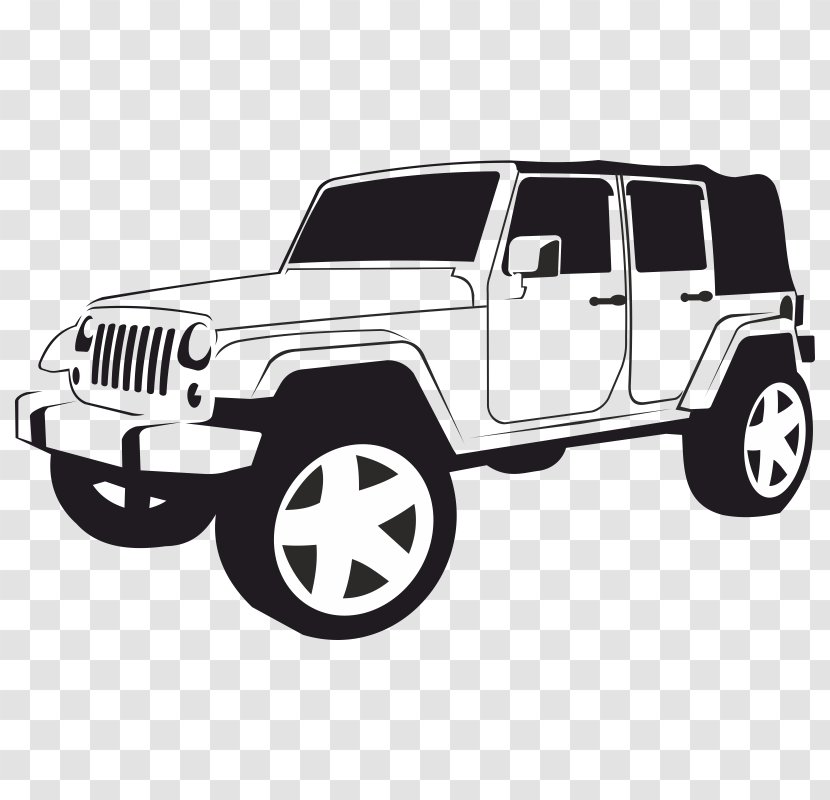 Willys Jeep Truck Grand Cherokee MB Car Transparent PNG