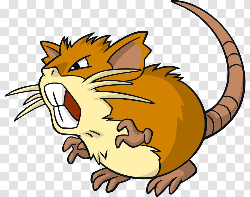 Raticate Rattata Pokémon Sun And Moon - Whiskers - Vertebrate Transparent PNG