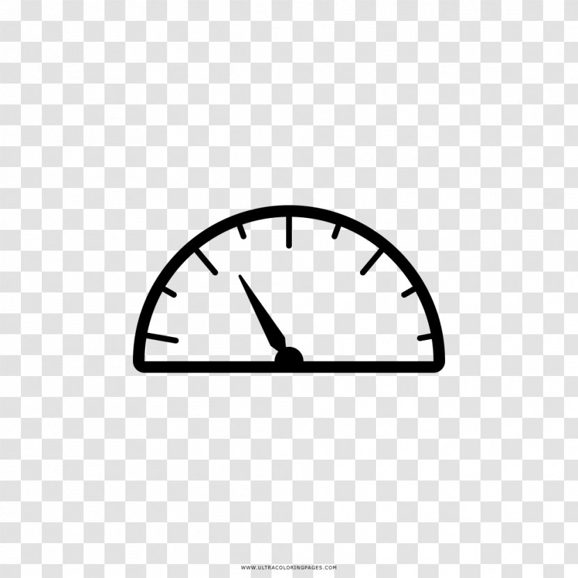Drawing Motor Vehicle Speedometers Coloring Book Painting - Clock Transparent PNG