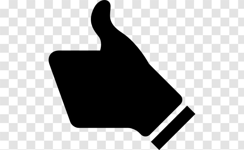 Thumb Gesture - Black M - Cat Hand Transparent PNG