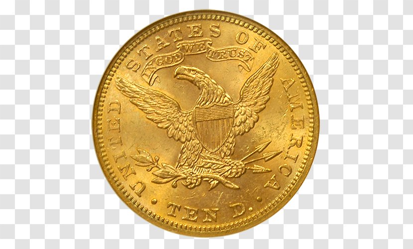Gold Coin Double Eagle United States Twenty-dollar Bill - Fineness Transparent PNG