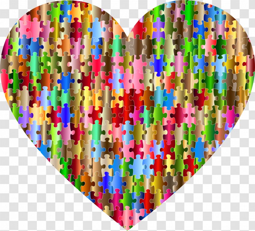 Jigsaw Puzzles Heart - Frame - Puzzle Transparent PNG