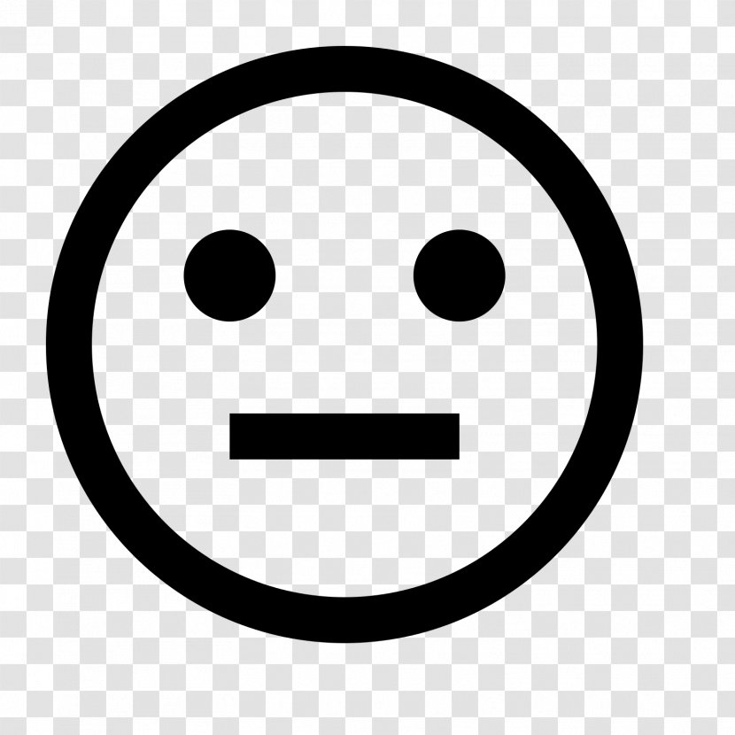 Emoticon - Happiness - Neutral Face Transparent PNG