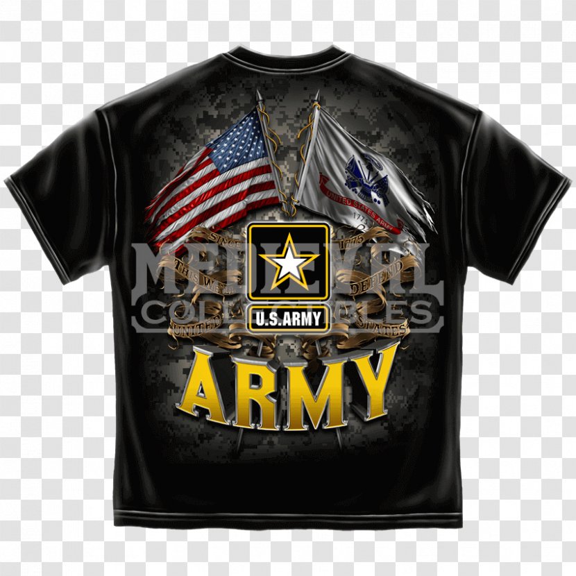 Long-sleeved T-shirt United States Army Hoodie - Clothing Sizes Transparent PNG