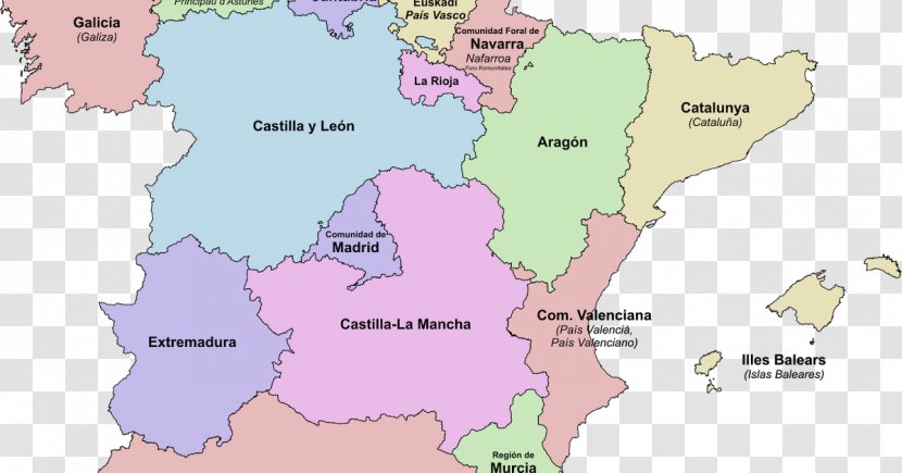 Region Of Murcia Valencian Community Autonomous Communities Spain Mar Menor Political Divisions Transparent PNG