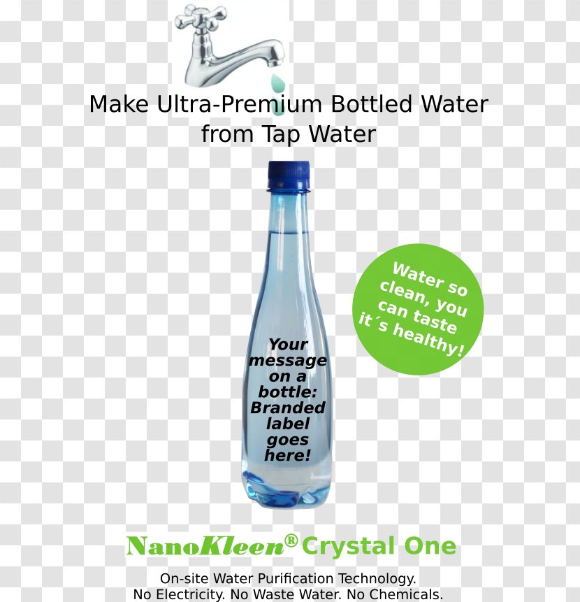 Glass Bottle Plastic Water - Hotel Restaurant Brochure Transparent PNG