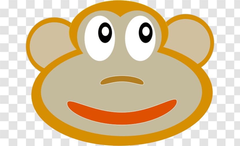 Windows Metafile Clip Art - Smiley - Monkey Clipart Transparent PNG