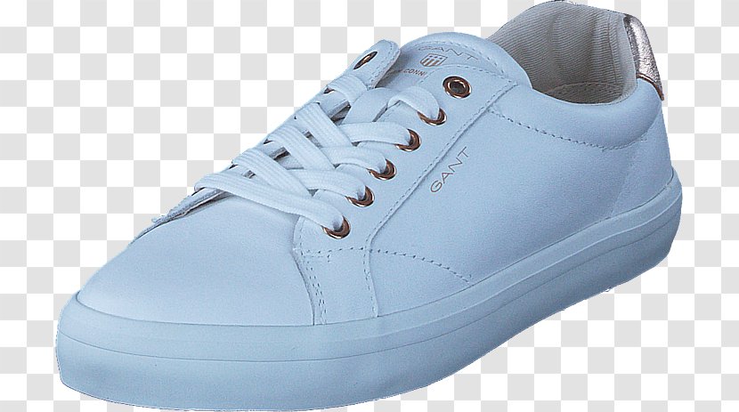 Sneakers Skate Shoe Blue Leather - Bright Gold Transparent PNG