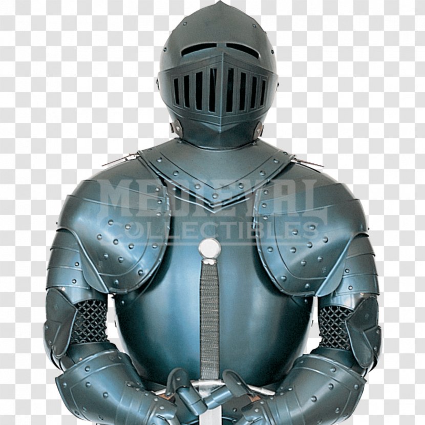 Plate Armour Knight Components Of Medieval Historical Reenactment - Cartoon Transparent PNG