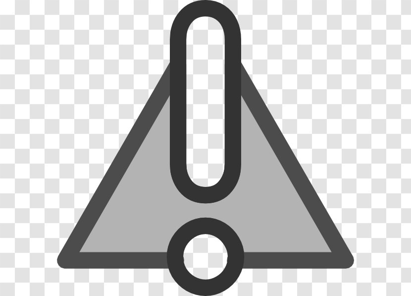 Warning Sign Clip Art - Triangle - Vector Transparent PNG