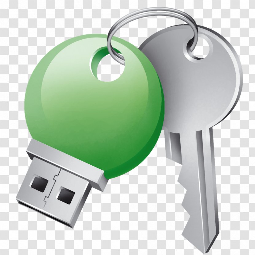 Key Login USB Flash Drives Computer Security - Macos Transparent PNG