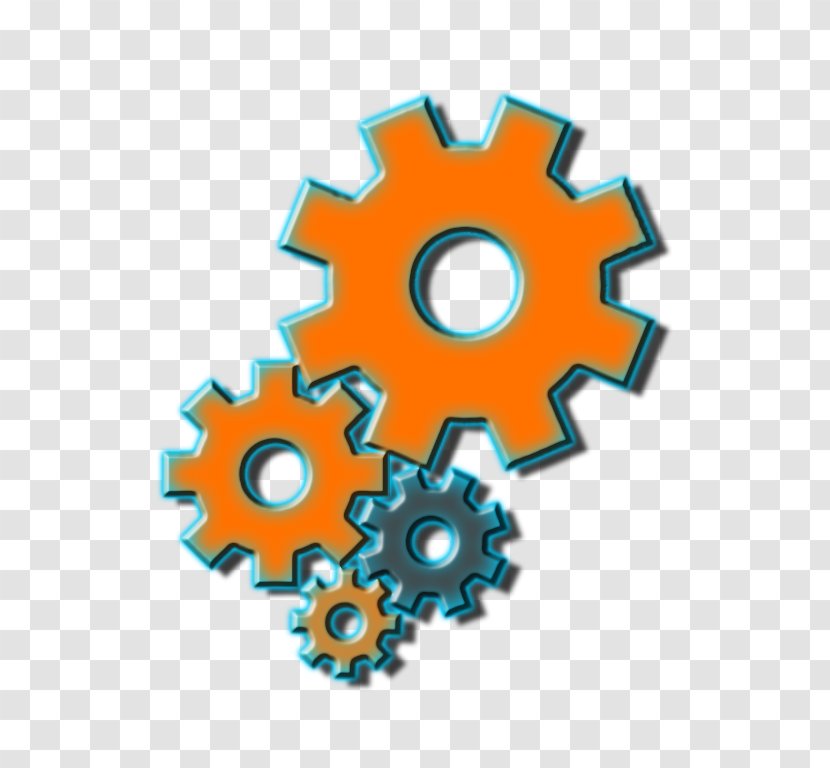 Gear Logo Symbol - Information - Machinery Transparent PNG
