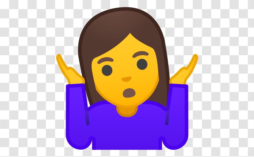 Shrug Emojipedia Emoticon - Art - Emoji Transparent PNG