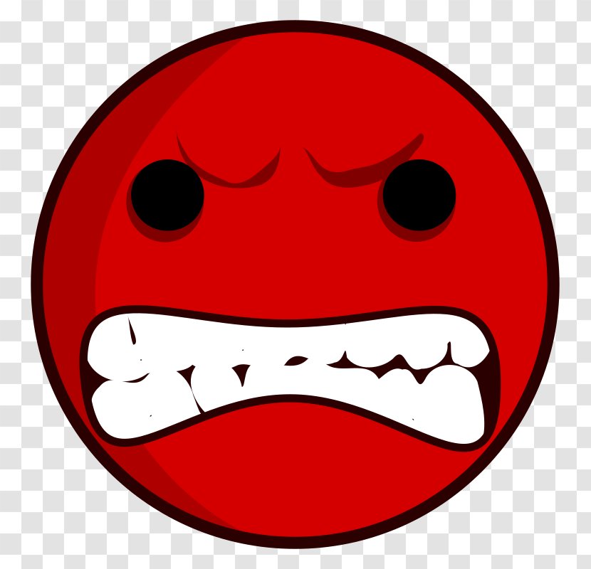 Smiley Anger Face Clip Art - Free Content - Annoyed Cliparts Transparent PNG