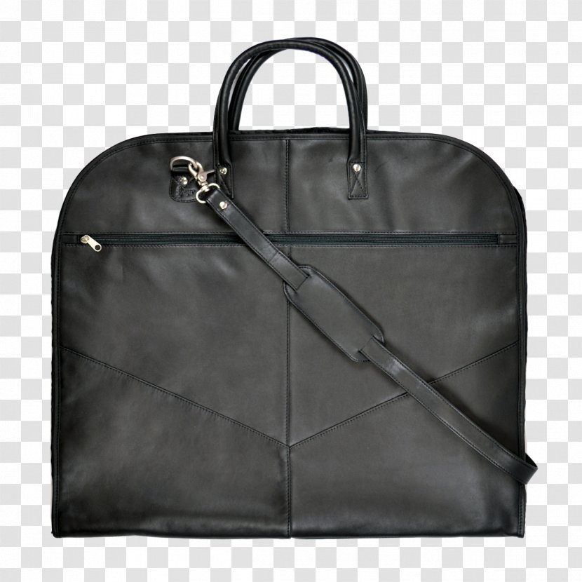 Briefcase Leather Handbag Clothing Garment Bag - Dress Transparent PNG