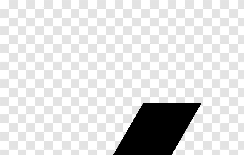 Brand Line Angle Font - Black And White Transparent PNG