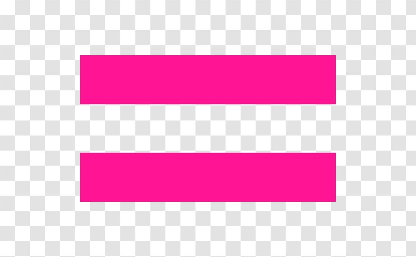 Pink M Line Angle Brand Font - Purple - Equal Sign Transparent PNG
