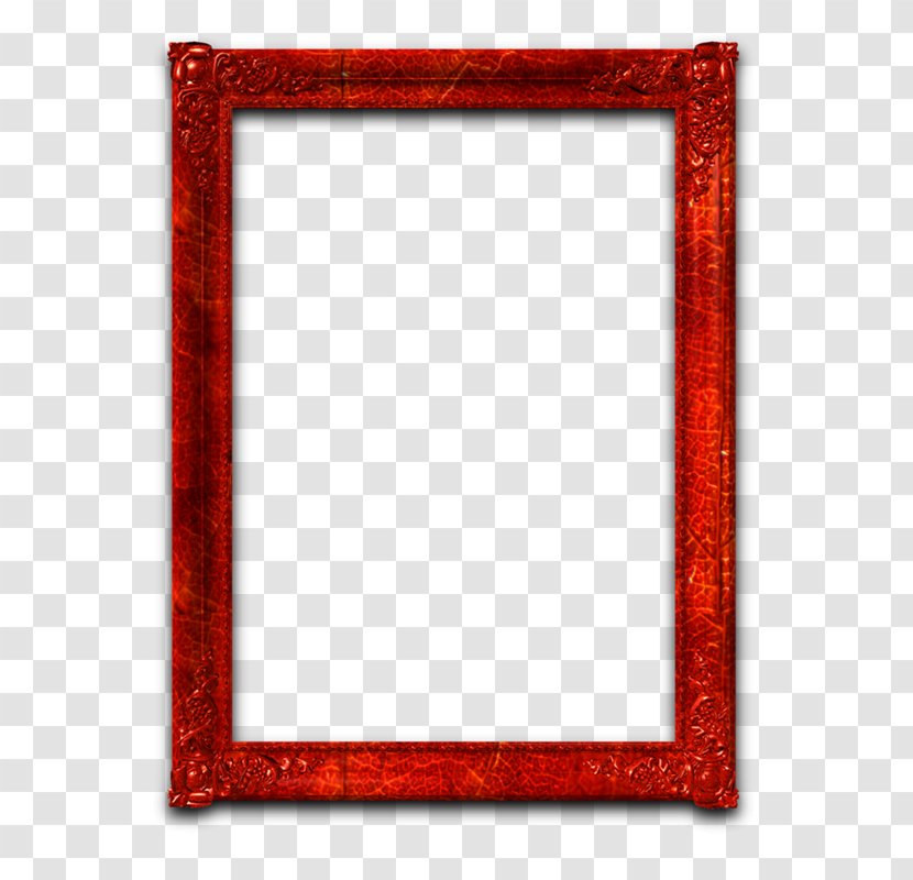 Picture Frames Rectangle - Red - Kq Transparent PNG